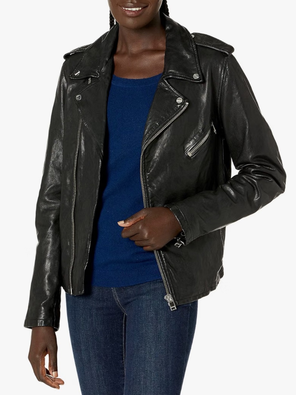 LAMARQUE Women's Kiyoshi Xnb Leather Jacket size XL never worn!